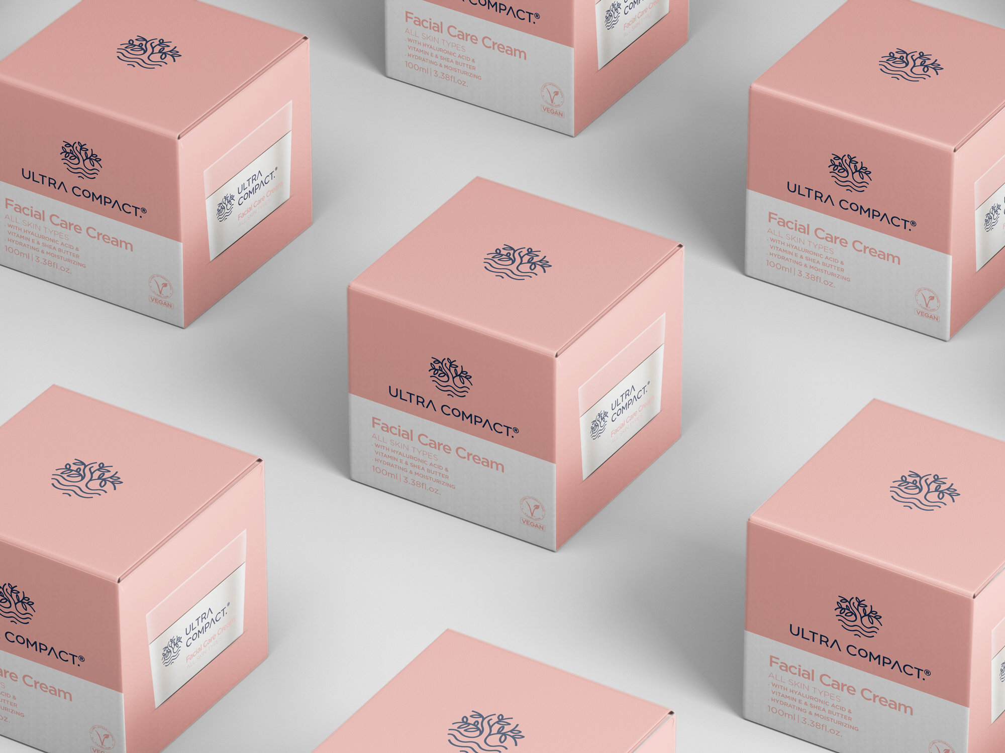 COS001 UC Face cream box beyaz